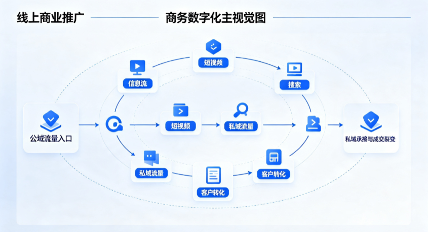 常德线上商业推广怎么做？全域流量闭环搭建与低成本转化实战指南